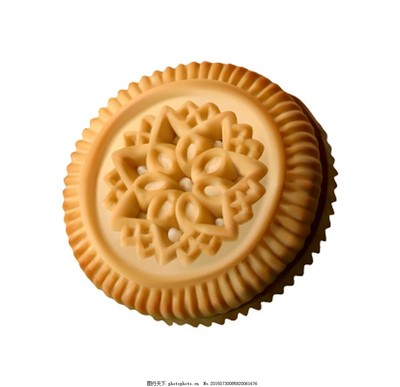 一块逼真的曲奇